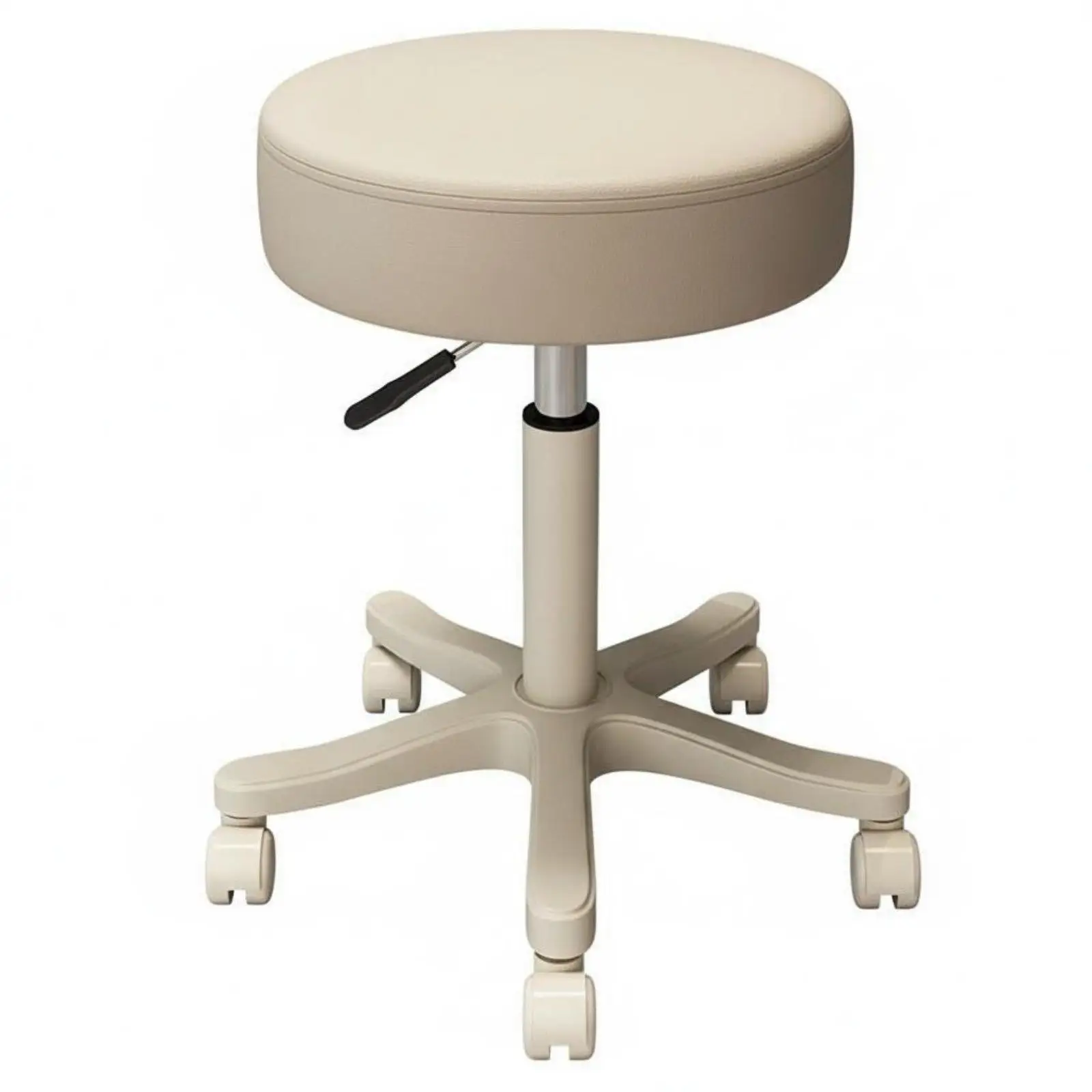 Salon Swivel for seat Adjustable Ergonomic Stool Gas Cylinder Chair Rolling Stool with Backrest for Makeup Artist Home Use