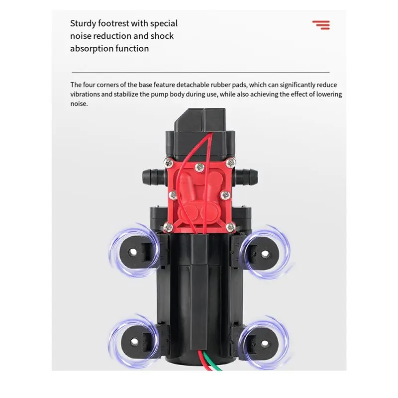 DTB7 Electric Spray Diaphragm Pump for FD-G4000 12V Intelligent Spray Pump 50 LPM 0.6 MPa for Agriculture