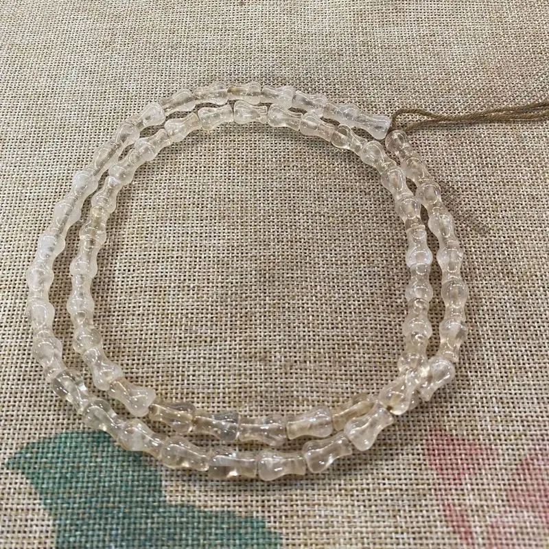 Imitation Of Ming Dynasty Antique String, Old White Vase Style Necklace Bead Chain