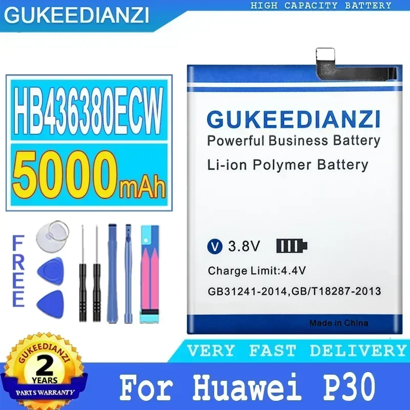 

Запасная аккумуляторная батарея высокой емкости HB436380ECW 5000 мАч для Huawei P30 P 30