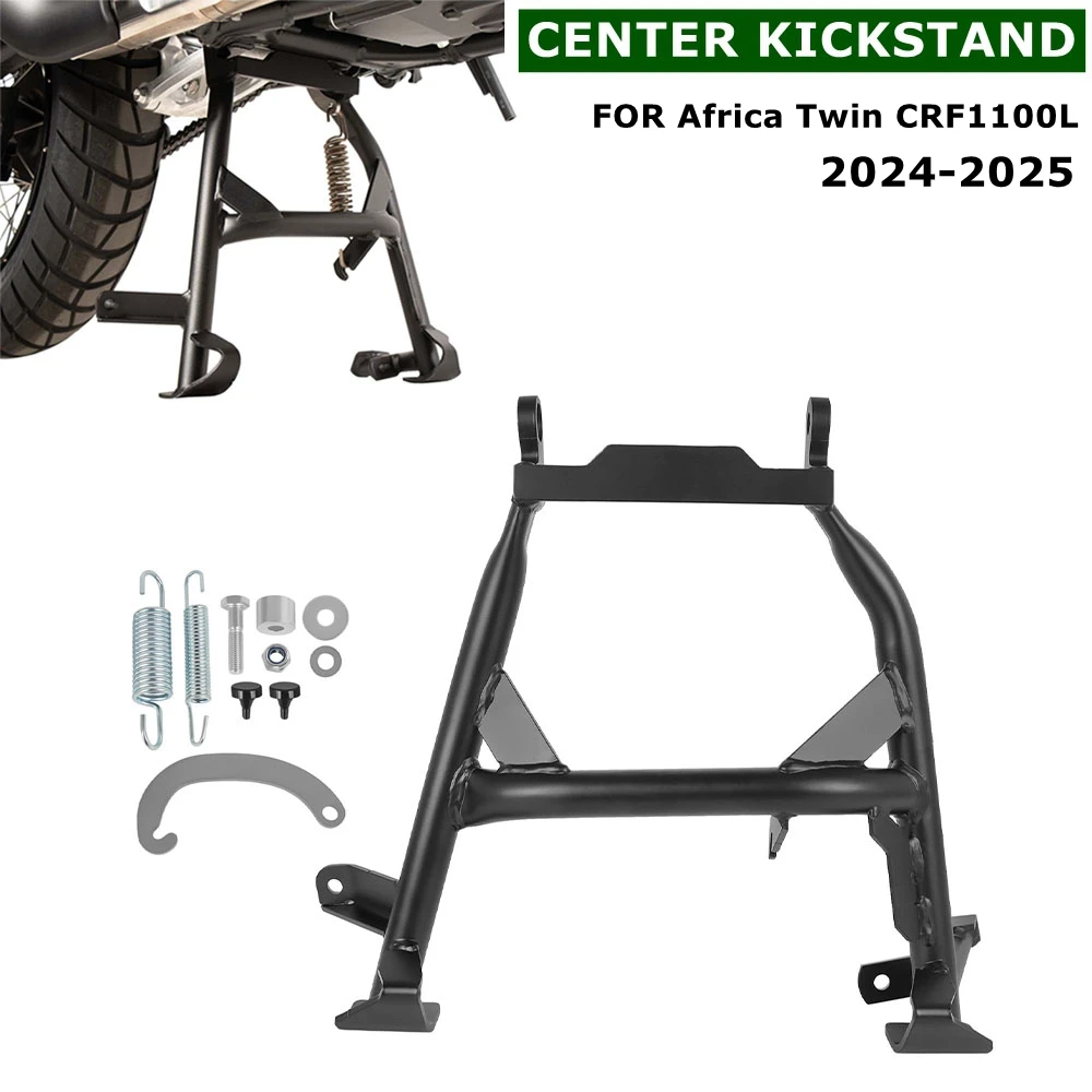 For Honda Africa Twin CRF 1100 L CRF1100L 2024-2025 Motorcycle Kickstand Bracket Center Parking Stand Holder Support CRF 1100L