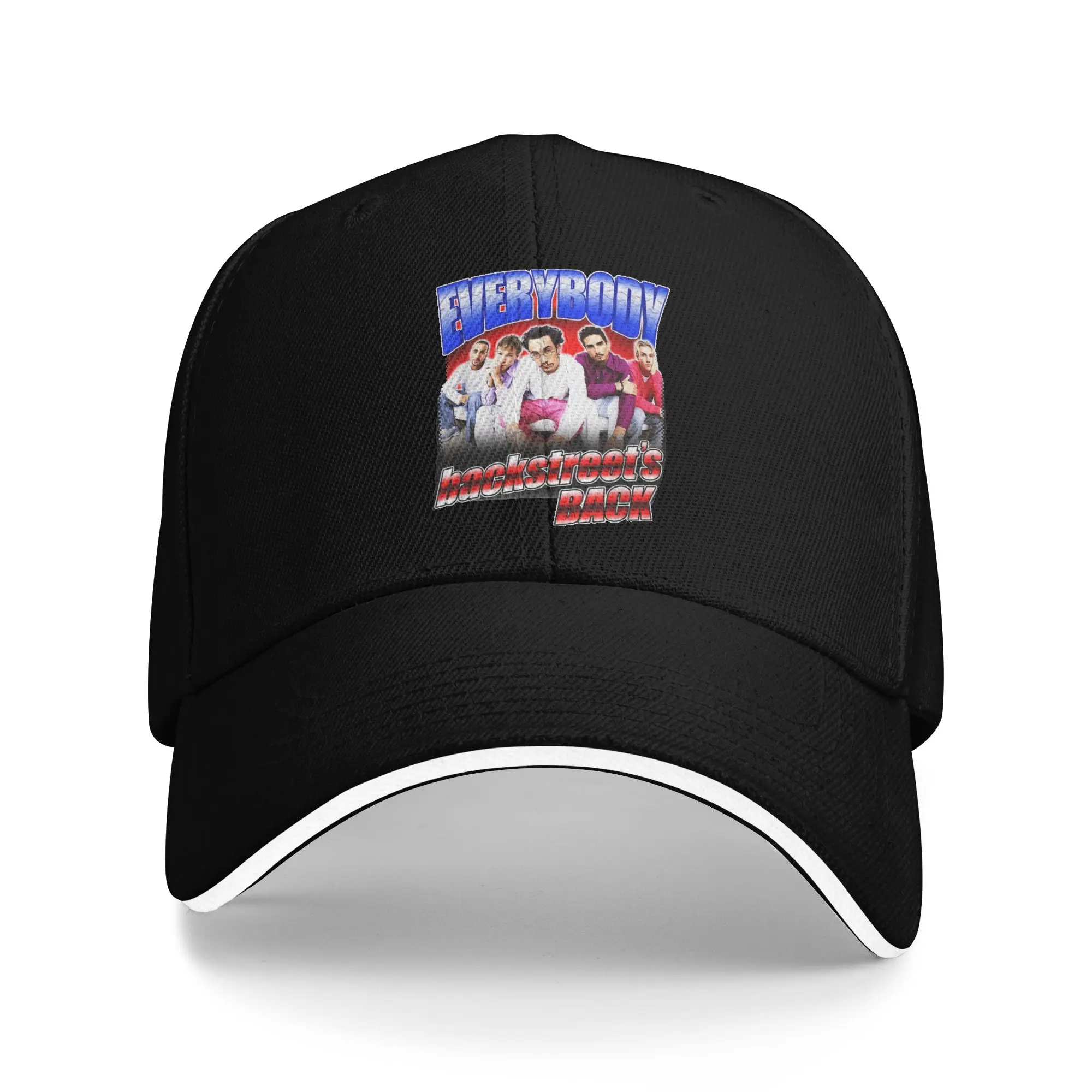 Backstreet Boys  Everybody Baseball Cap Hip Hop  Sandwich Caps Unisex Style Polyester Headwear Workouts