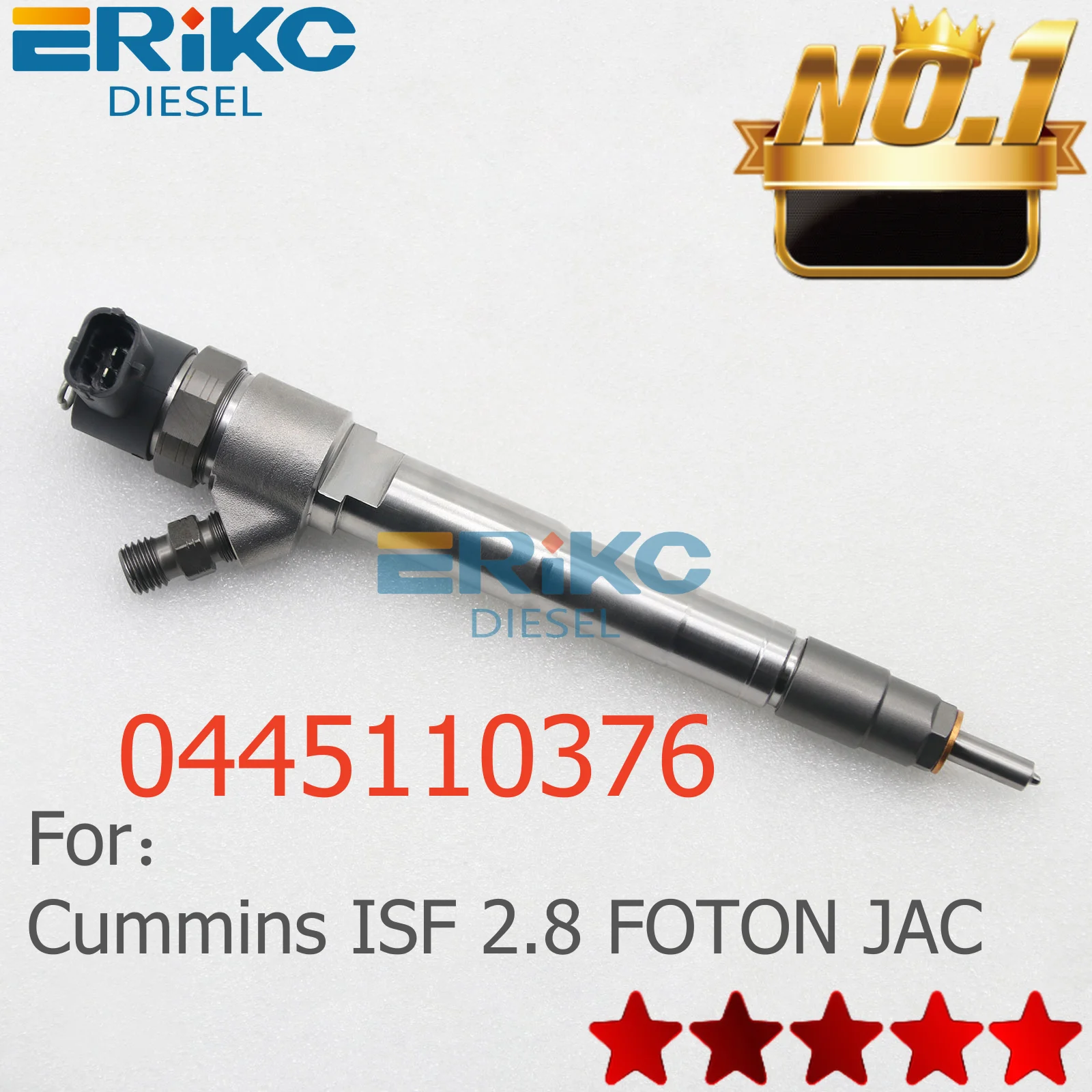 ISF2.8 ISF28 0445110376 Original Diesel Engine Fuel Injection Pump Fuel Injector 5309291 5258744 0 445 110 376