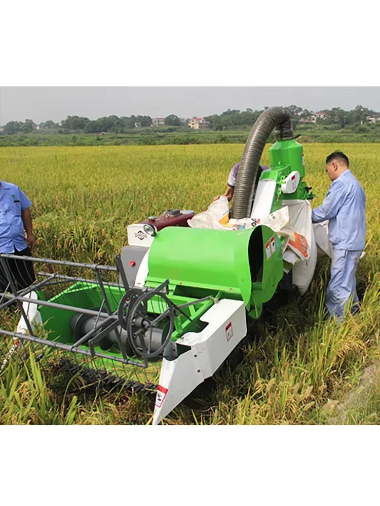 hot sale Factory Supply Hand Diesel Engine Combine Mini Corn Harvester