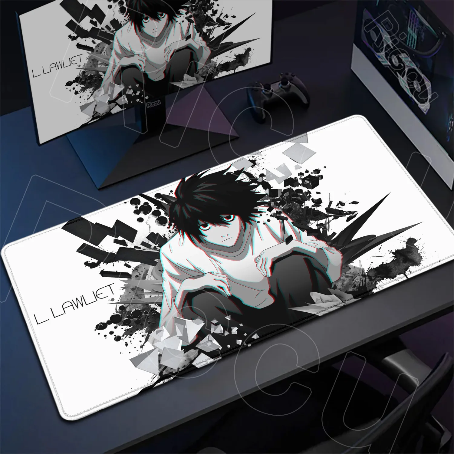 

HD 400x900mm Japanese manga Death Note Thickened Mouse Pad XXL Gaming Keyboard Notebook expand Deskmat PC accessories Mouse Pads