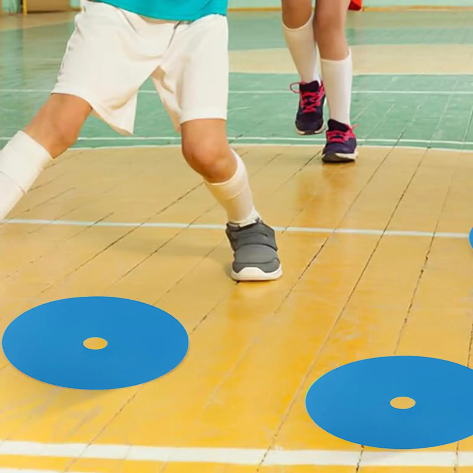 Práctica placa de plástico para entrenamiento de fútbol, entrenamiento de agilidad seguro, ejercicio deportivo, Hockey, disco de placa de ejercicio para obstáculos