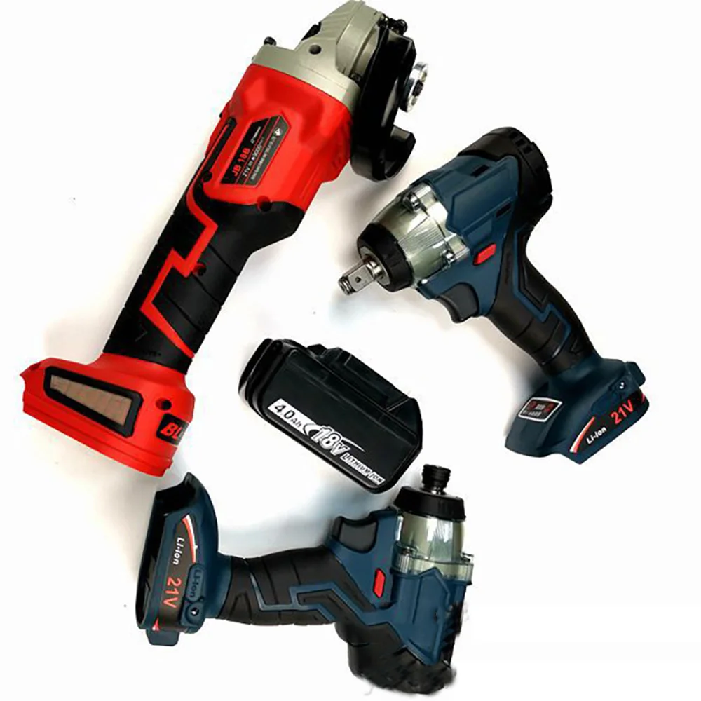 Impact Driver Cordless Impact Wrench Angle Grinder Brushless Motor Drill Driver Can Use for Makita BL1830 BL1860 Li-ion Battery