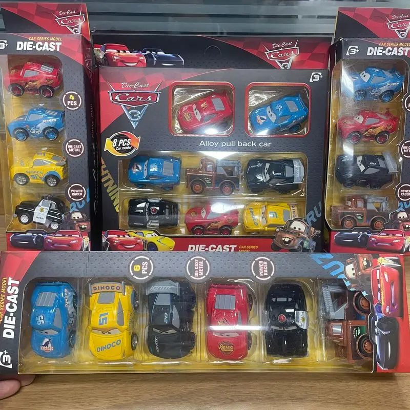 

Модель автомобиля Молния Макквин Диснея 3, мультяшная версия Q-инерционная откатная спинка с подсветкой и музыкальными фигурками, машинки, детская игрушка в подарок