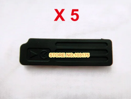 غطاء طرفي مطاطي لكاميرا DSLR ، أسفل ، جديد ، يصلح لنيكون D800 ، 5 قطعة