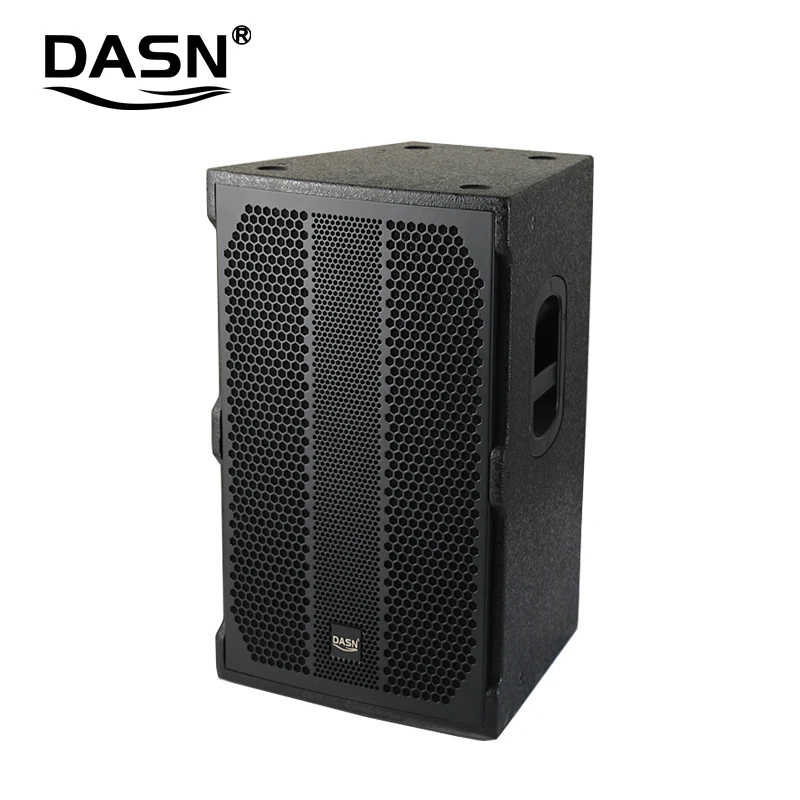 DASN Q15DC 15 Inch 2400W DSP Professional Active Full Frequency Wooden Cabinet DJ Home Theatre Stage Sound PA System Speaker