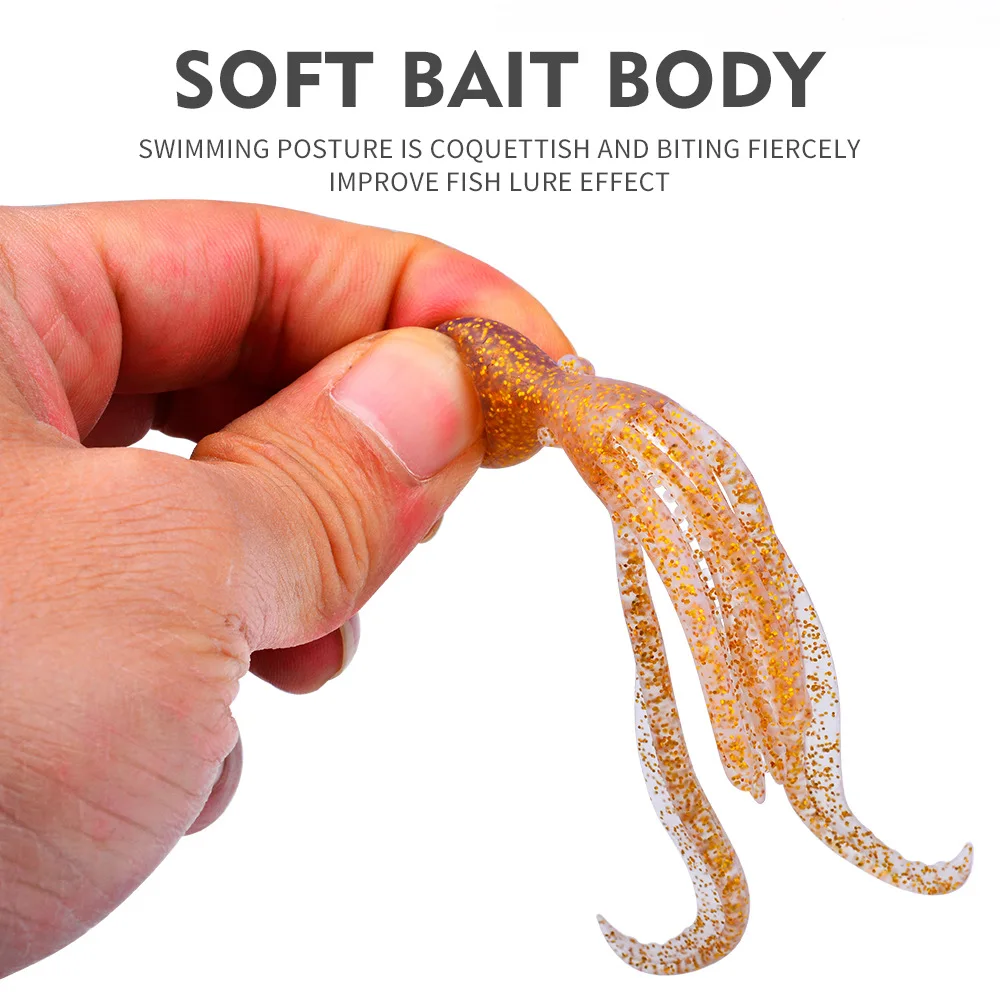 Señuelo Swimbait suave flotante Wobbler para pargo agua salada