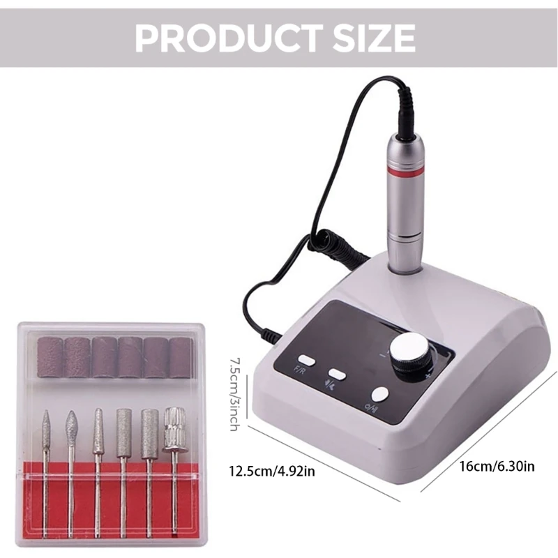 M4ya Polishing per lucidatura per perforazione per unghie per unghie elettriche ricaricabili