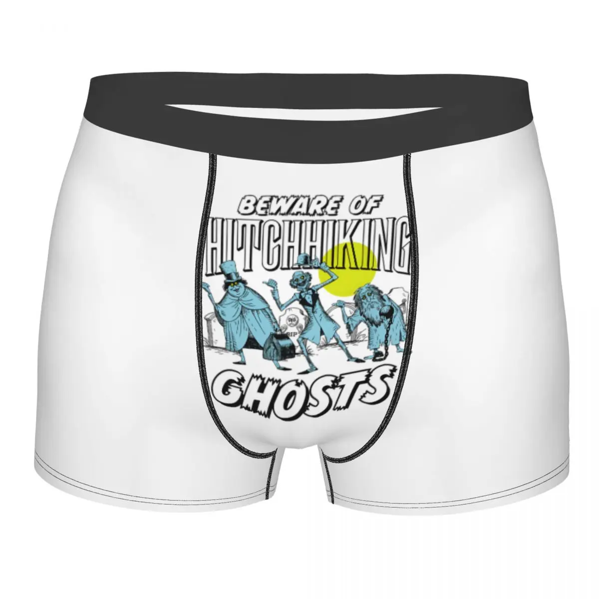 

Custom Novelty Halloween Ghost Monster Haunted Mansion Boxers Shorts Panties Male Underpants Comfortable Briefs Underwear