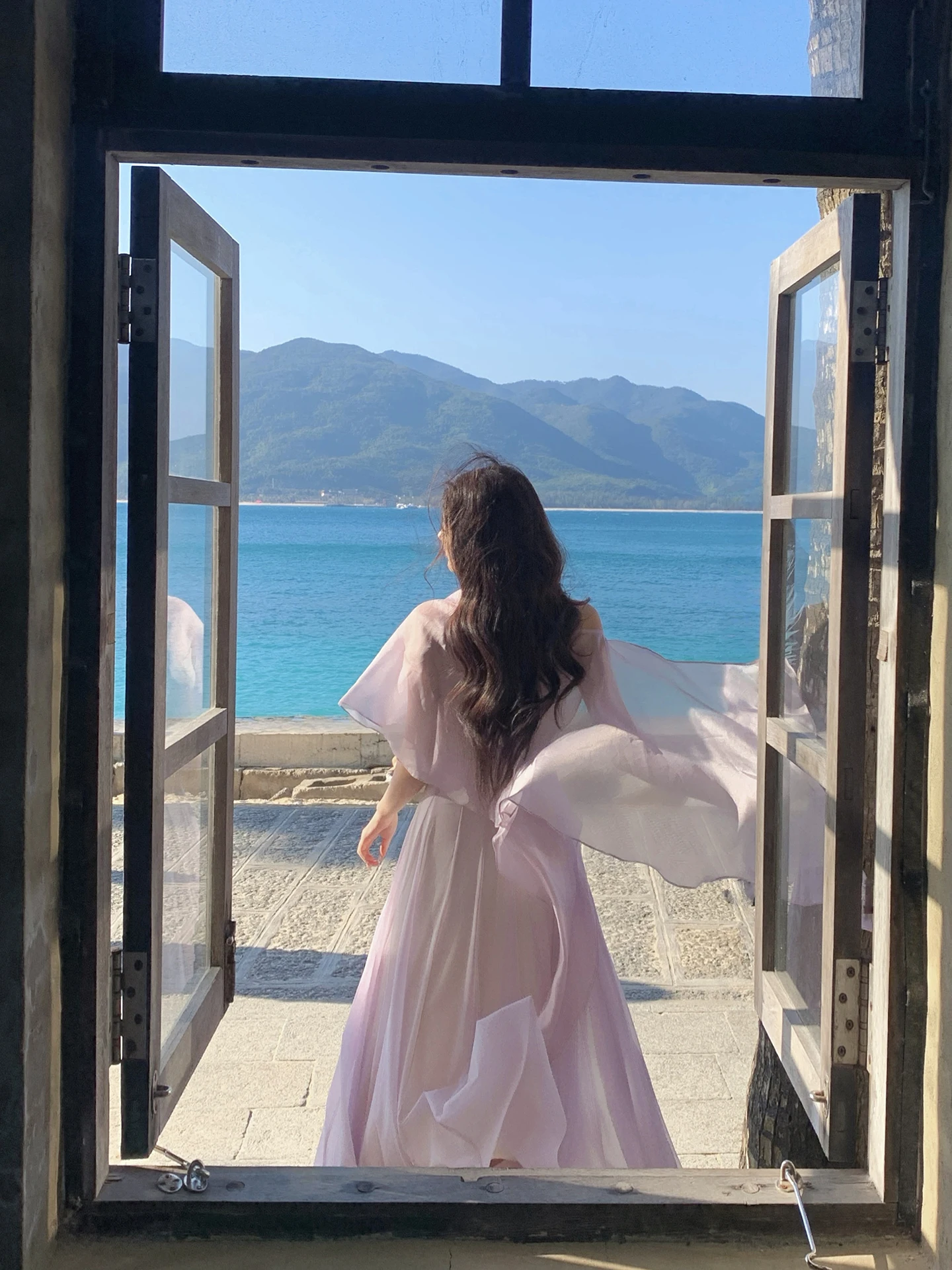 

Good Job Purple Tulle Strapless Dress Beach Vacation Style Women's Dress Nylon Fabric No Sleeve A-Line Skirt Side Zipper