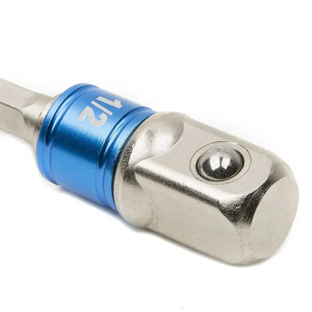 3 szt. Pręt łączący tuleję 1/4 '' 3/8 '' 1/2 ' sześciokątna nakrętka kwadratowa wiertarka elektryczna tuleja udarowa przedłużenie wiertła zestaw adapterów