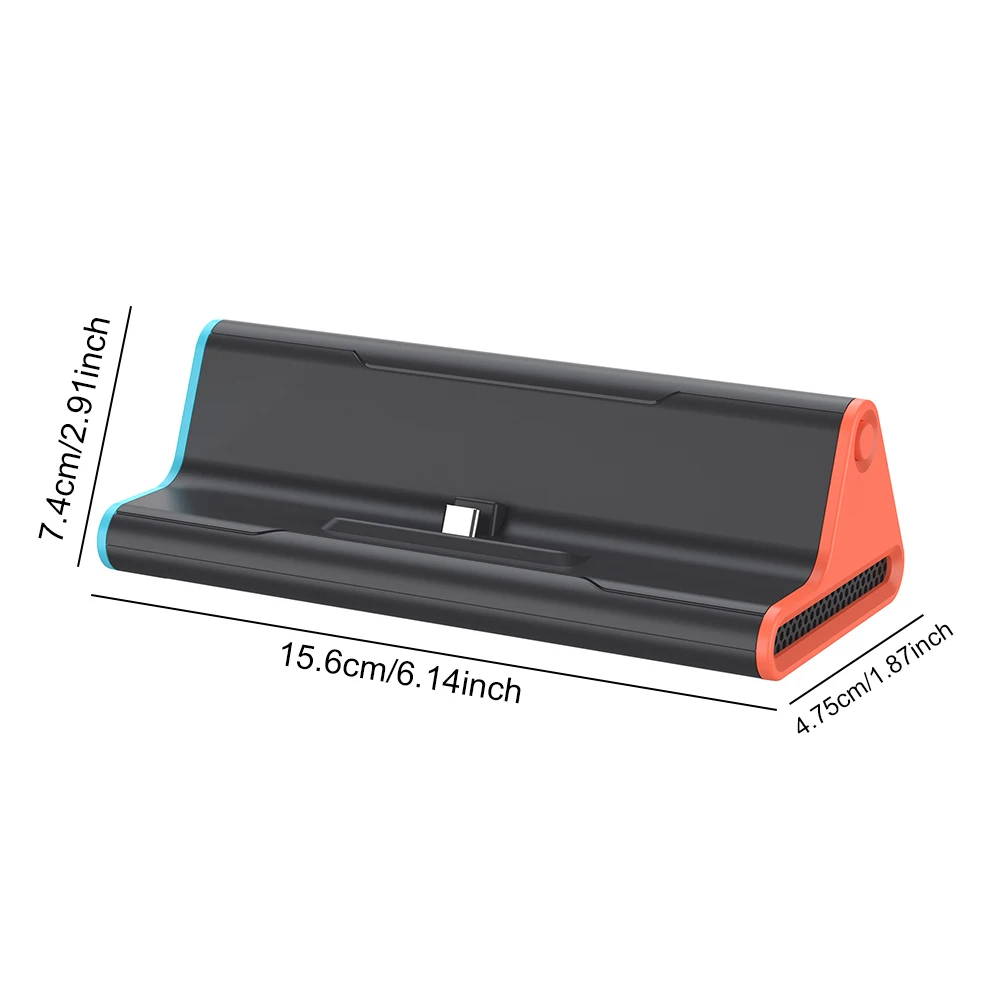 

For NS2 Portable 4K TV Dock Adapter USB3.0 Game Console Charging Stand HD Fast Charging Console Adapter Base Gaming Accessories