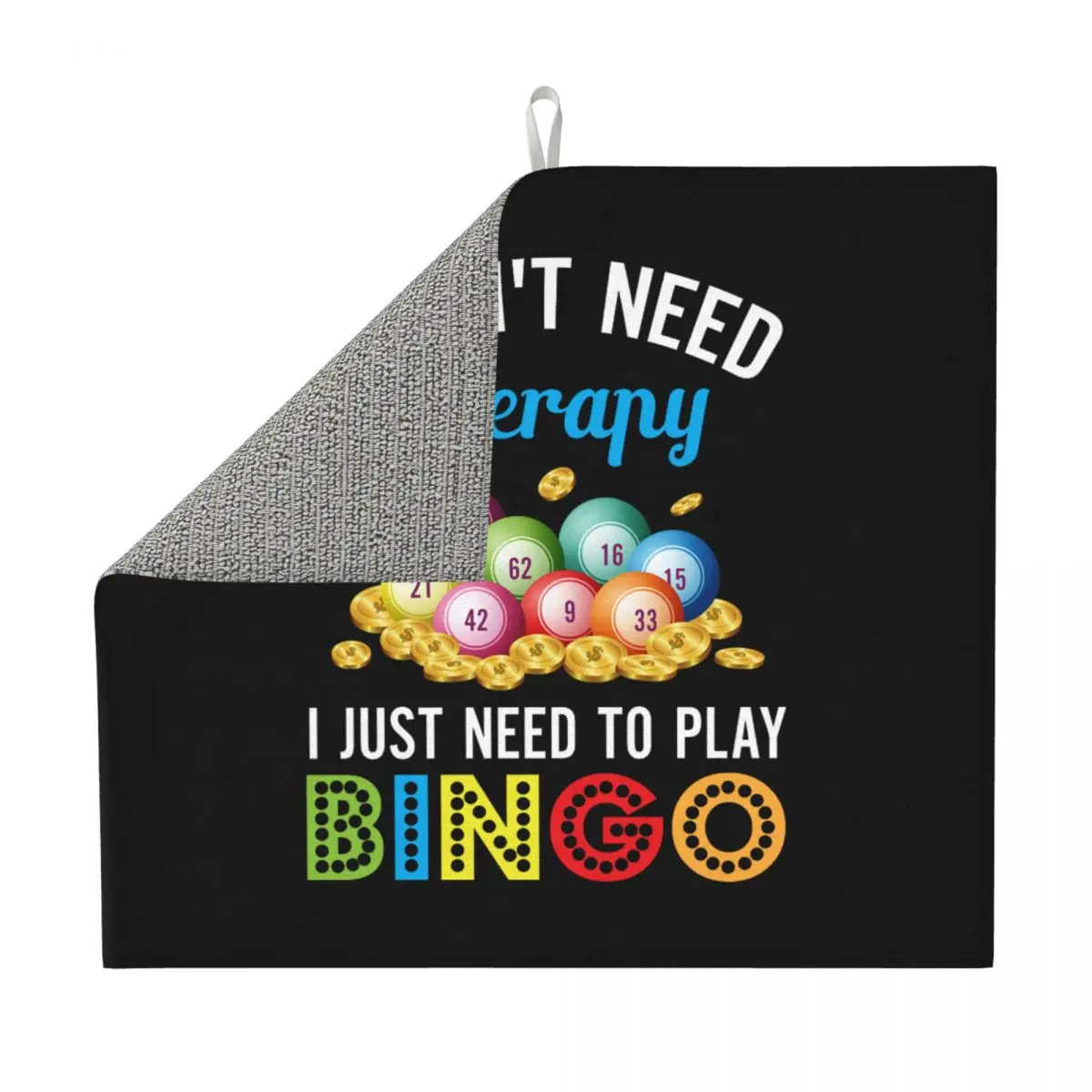 Custom Hot Game Bingo Dish Drying Mats for Kitchen Fast Dry Absorbent Microfiber Dishes Drainer Pad