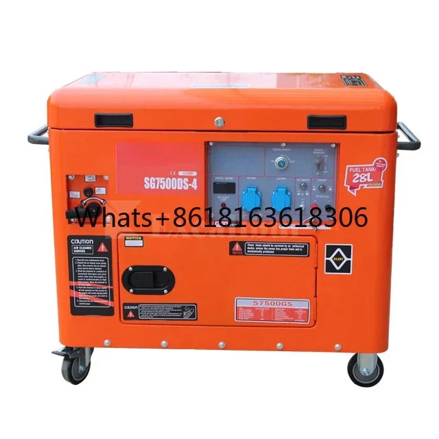 

Gasoline Generator 15Hp Portable Silent Inverter Gasoline Generator Power Generator Inverter Gasoline 10000W