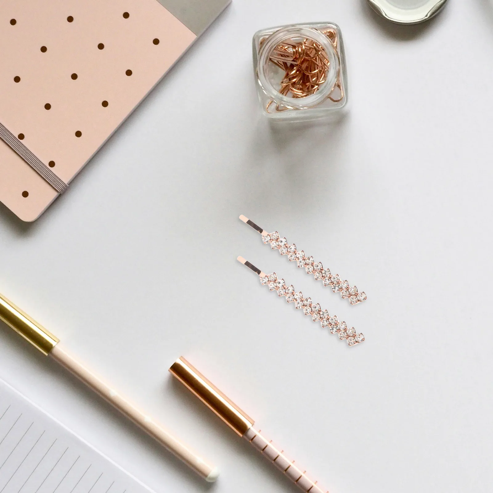 

Crystal Rhinestone Hairpins Elegant Alloy Barrettes Women Stylish Wedding Party Hair Clips Accessories Retro Bobby Pins