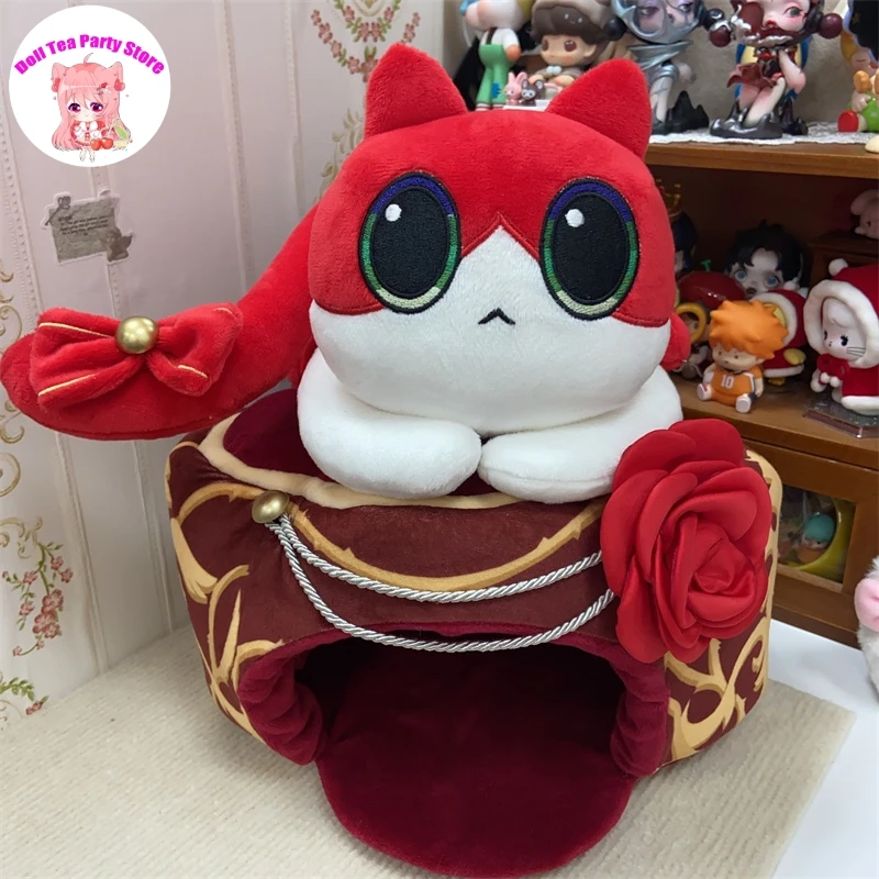 Argenti-solo de gato suave Dango, juego de muñecos de peluche Honkai Star Rail, animales de dibujos animados, almohada, juguete de peluche, figuras de cojín, regalo de Navidad