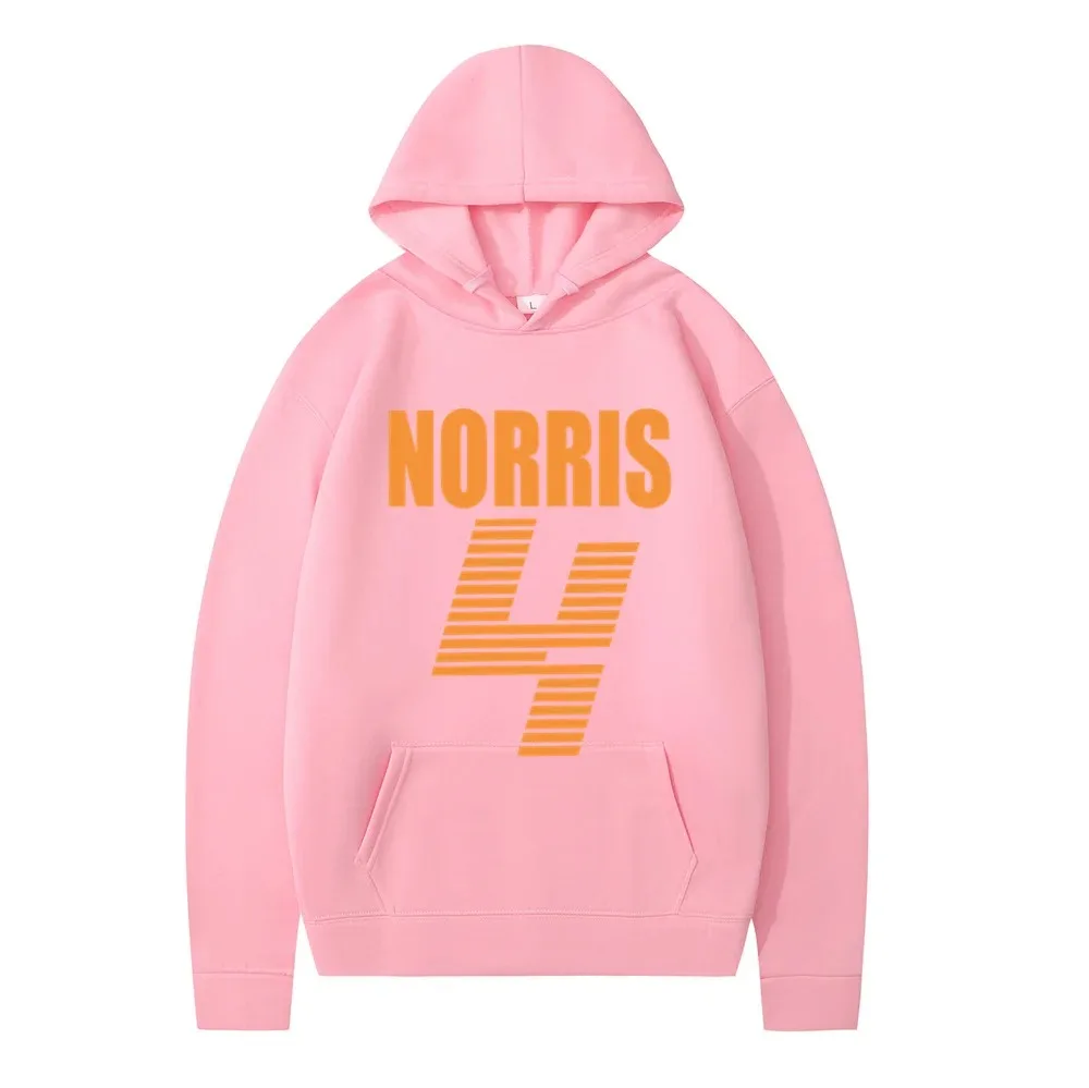 McLaren F1 sudadera con capucha Lando Norris estampada en 4 letras sudadera casual y de moda para hombres y mujeres