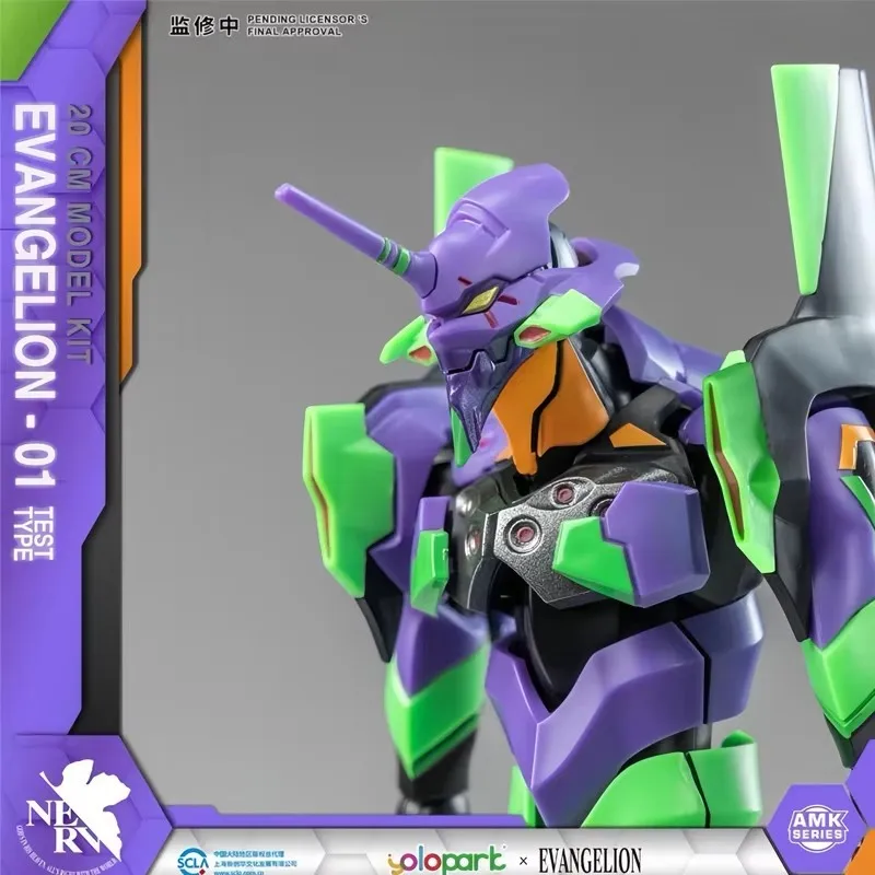 In Stock Yolopark Neon Genesis Evangelion AMK Series EVA-00 EVA-01 EVA-02 20CM Mass Production Model Toy Collection Gift