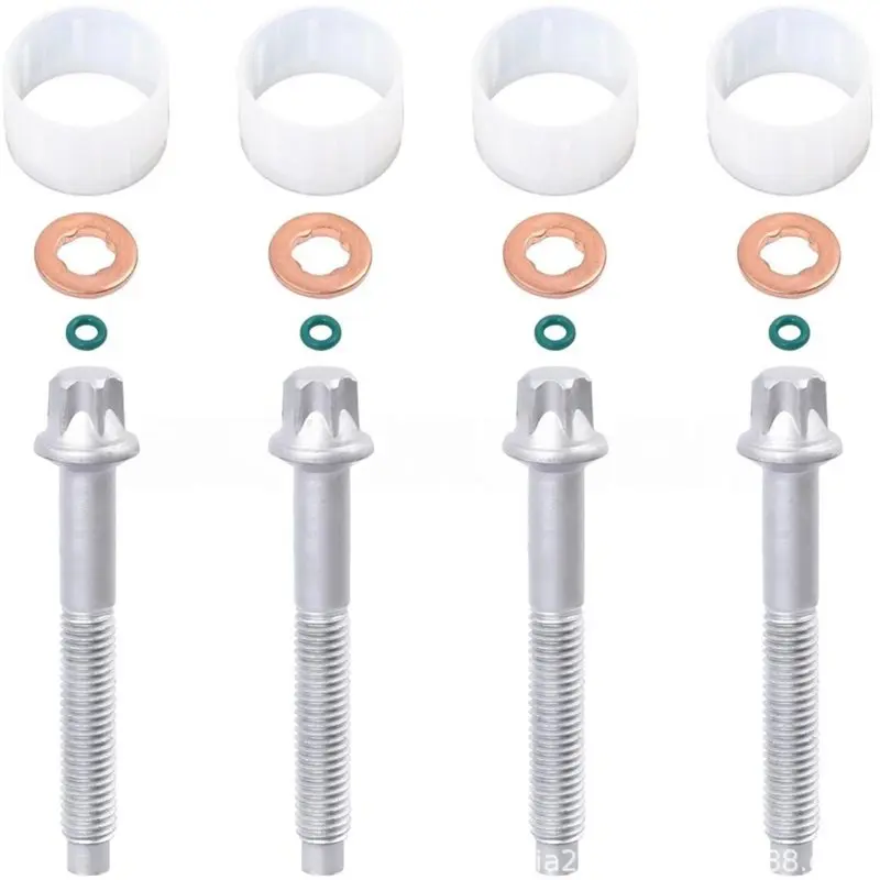 AU65-1982.G6 1981.94 Fuel Clamp Set Clamp Bolt Washer Automotive Repair For Citroen C3 C4 C5 207 208 308 508 Ford