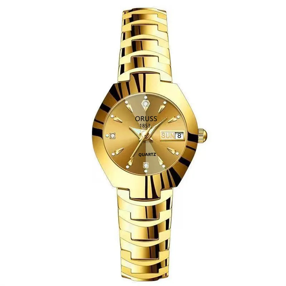 Precioso y hermoso reloj para mujer, personalidad, moda elegante, todo duradero, atmósfera de alta gama, tendencia suave, doble calendario, duradero c