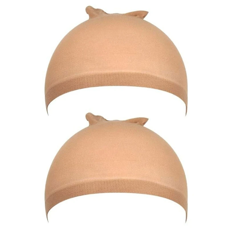 

2 универсальных нейлоновых шапочки для волос, эластичный мягкий чехол на голову для спорта и макияжа Y166