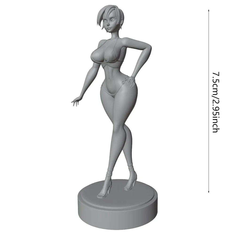 Figura resina 1/24 sin pintar Kit modelo T-Stage 75mm coleccionismo - imagen 2