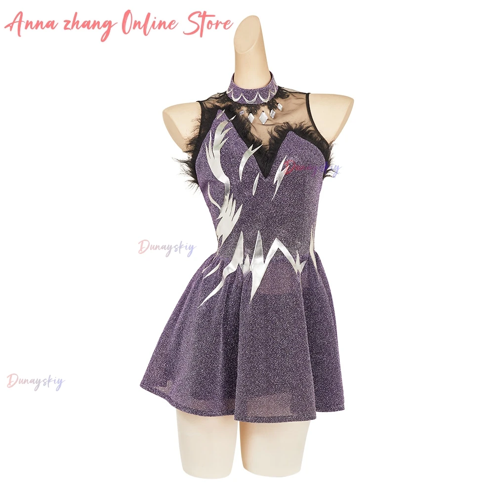 

Fantasy Anime Medalist Hikaru KAMISAKI Cosplay Costume Women Dress Gloves Role-play Outfits Halloween Carnival Disguise Costumes