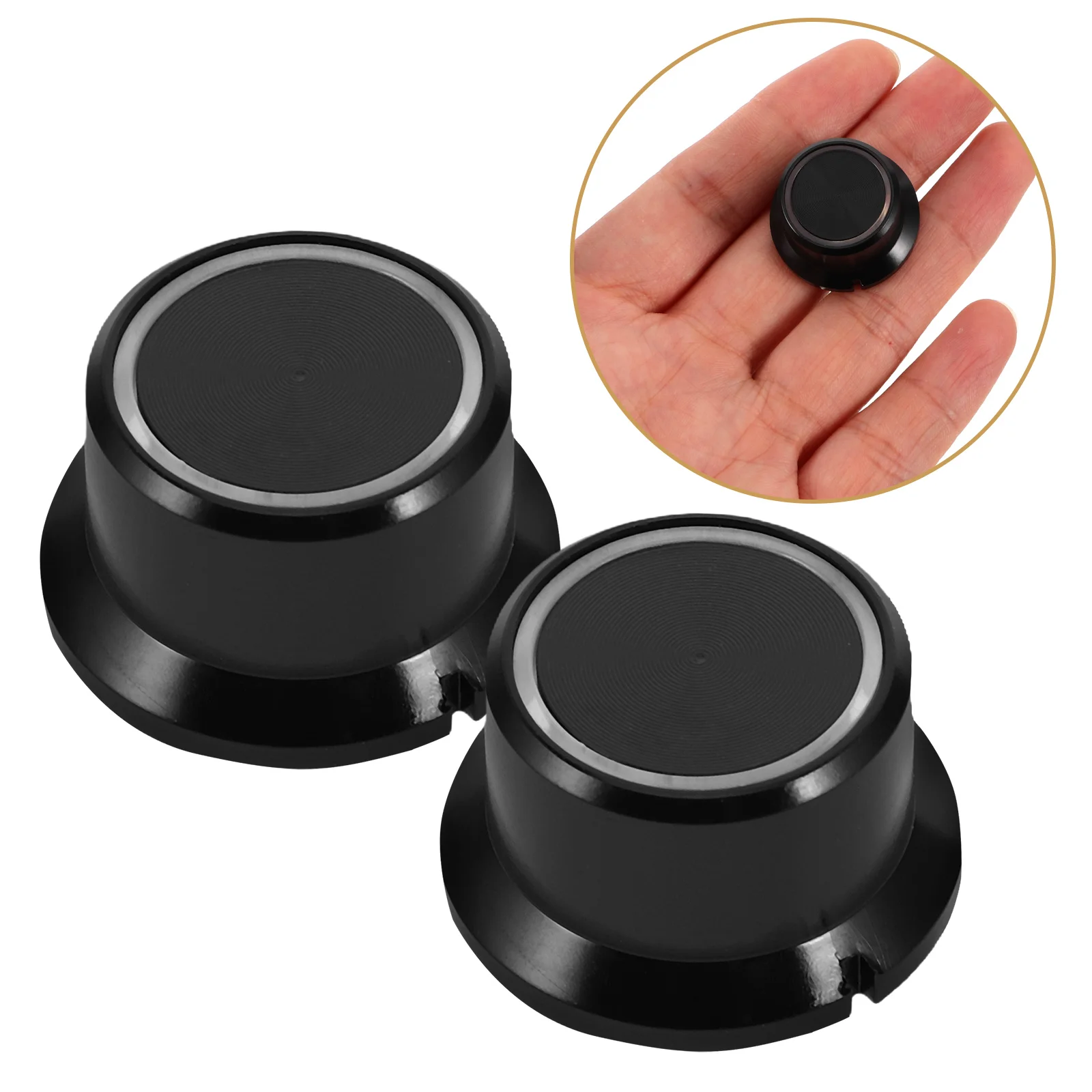

4pcs Sound Knob Amplifier Replacement Speaker Volume Control Bass Panel Adjustable Radio Plastic Car Translucent Secure