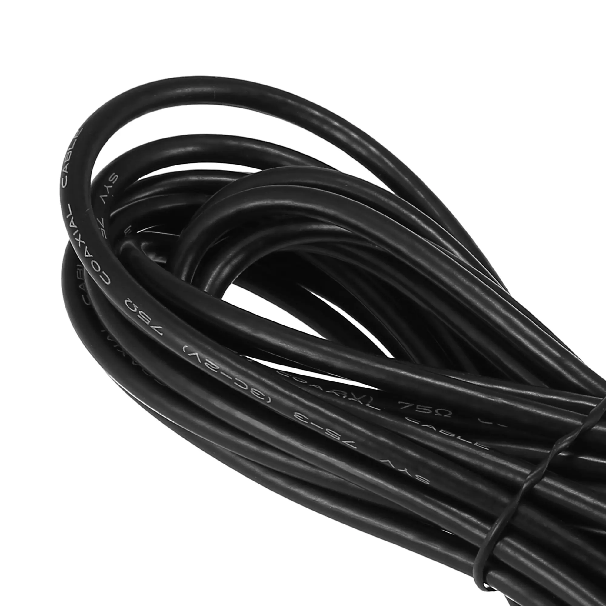 UXCELL-Adaptador de antena de Radio para coche, Cable de extensión negro macho a hembra, 5M/16 pies