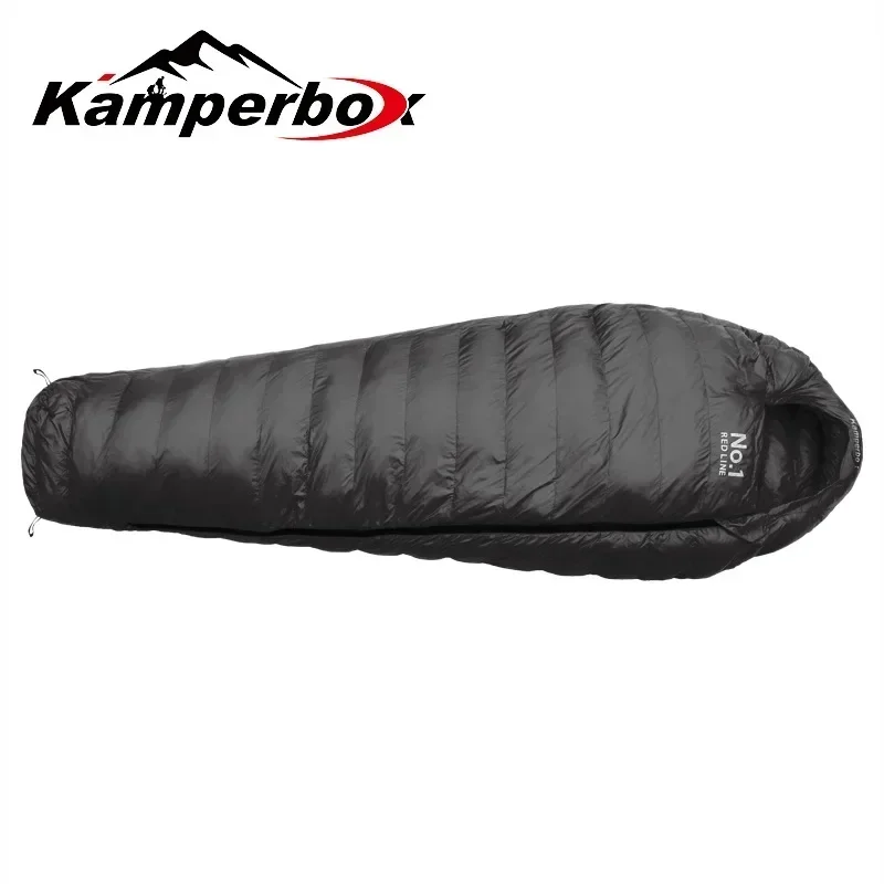 Imagem -04 - Bolsa de Dormir de Trekking Ultraleve Cobertor Térmico para Baixo para Frio Compressão Militar Acampamento de Inverno Impermeável Ganso Quente