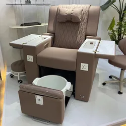 Manicure Cosmetic Chair Electric Sink Comfort Foot Spa Chair Nail Salon Pedicure Silla Podologica Salon Furniture MQ50XZ