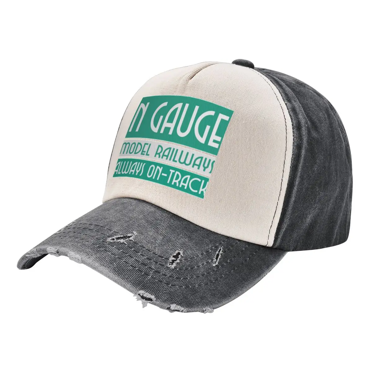 

Specially Made for N Gauge Model Railway Enthusiasts. Model Railways and Model Trains, Always on Track. Great Gift Baseball Cap