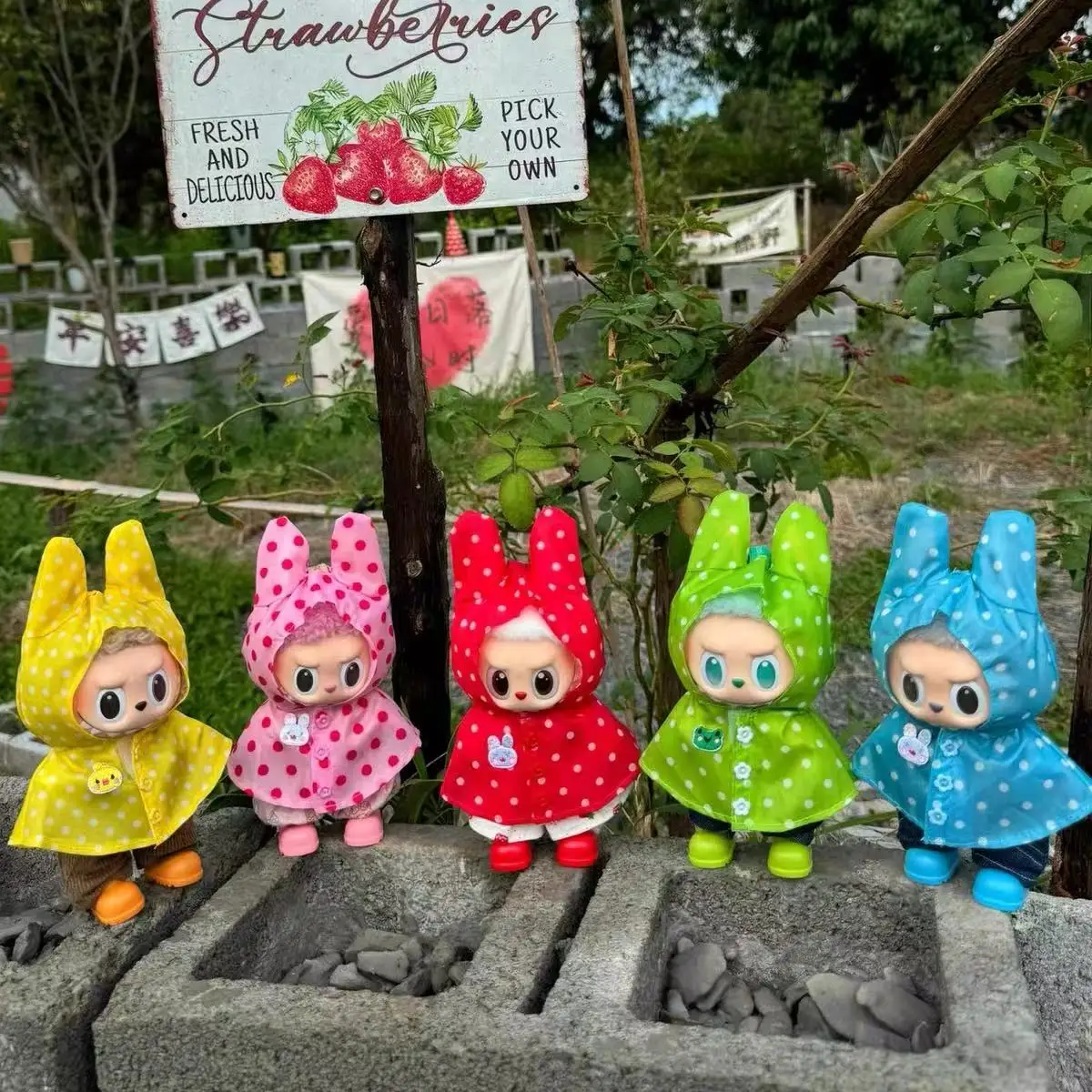 

Коллекция плащей для куклы Ropa Labubu, одежда, изысканный дизайн, модный наряд, одинаковые дождевые сапоги