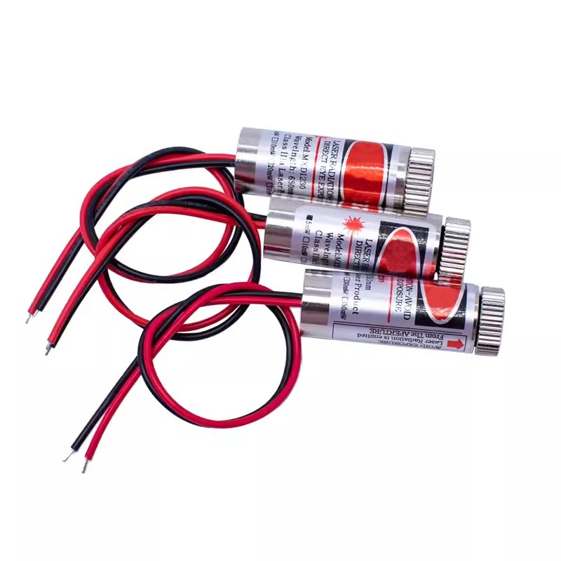 650nm 5mW Red Point / Line / Cross Laser Module Head Glass Lens Focusable Focus Adjustable Laser Diode Head Industrial Class