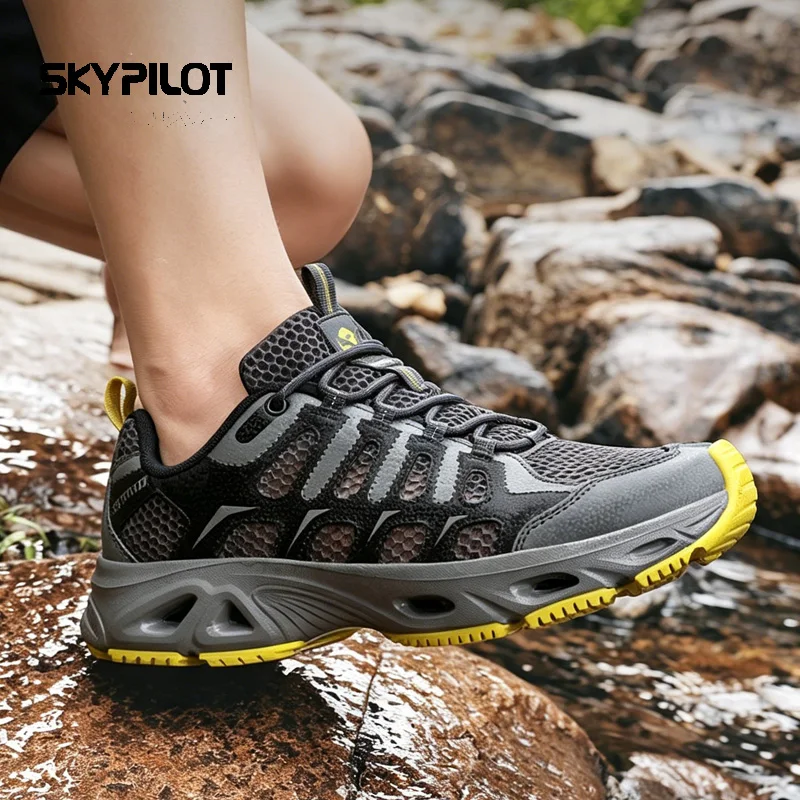 Skypilot Upstream Shoes men hiking shoes Outdoor Trekking Wading Aqua Shoes Breathable Mesh Quick drying women water Sneakers