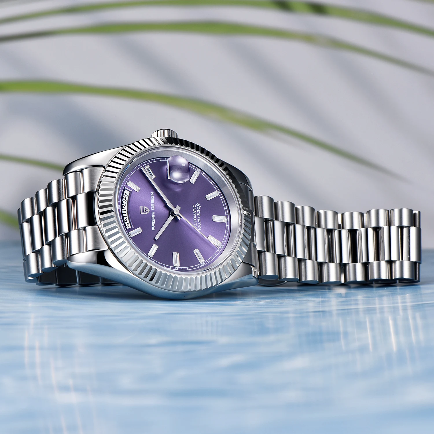 ساعات رجالية PAGANI DESIGN DD40 2025 ساعات يد ميكانيكية فاخرة أوتوماتيكية NH36A AR ساعة مرآة من الياقوت للرجال على مدار الساعة #5