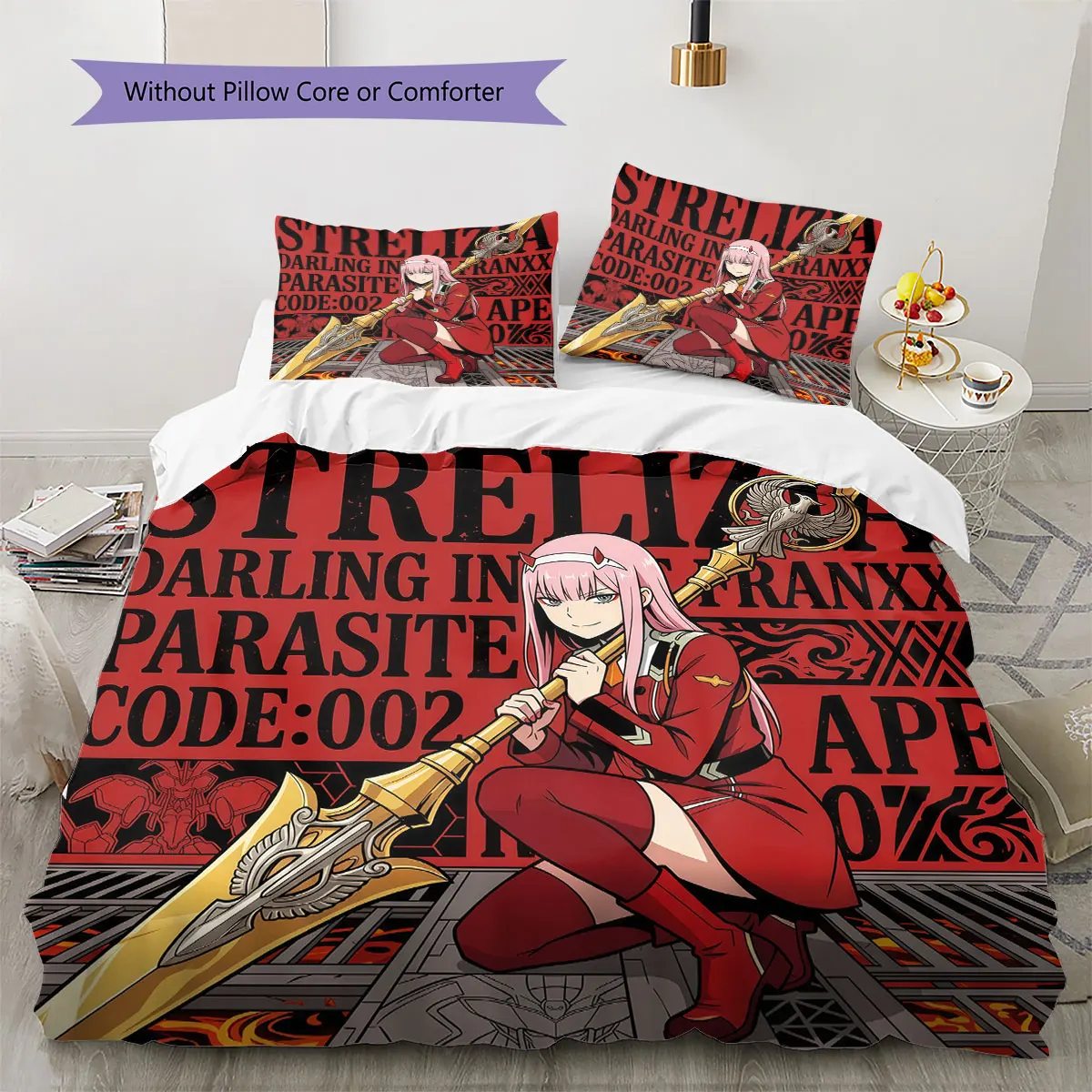 FRANXX Comfor Duvet Cover Child's Bedding Set,Extra Large Size Ideal Gift Various Sizes Available -HE67