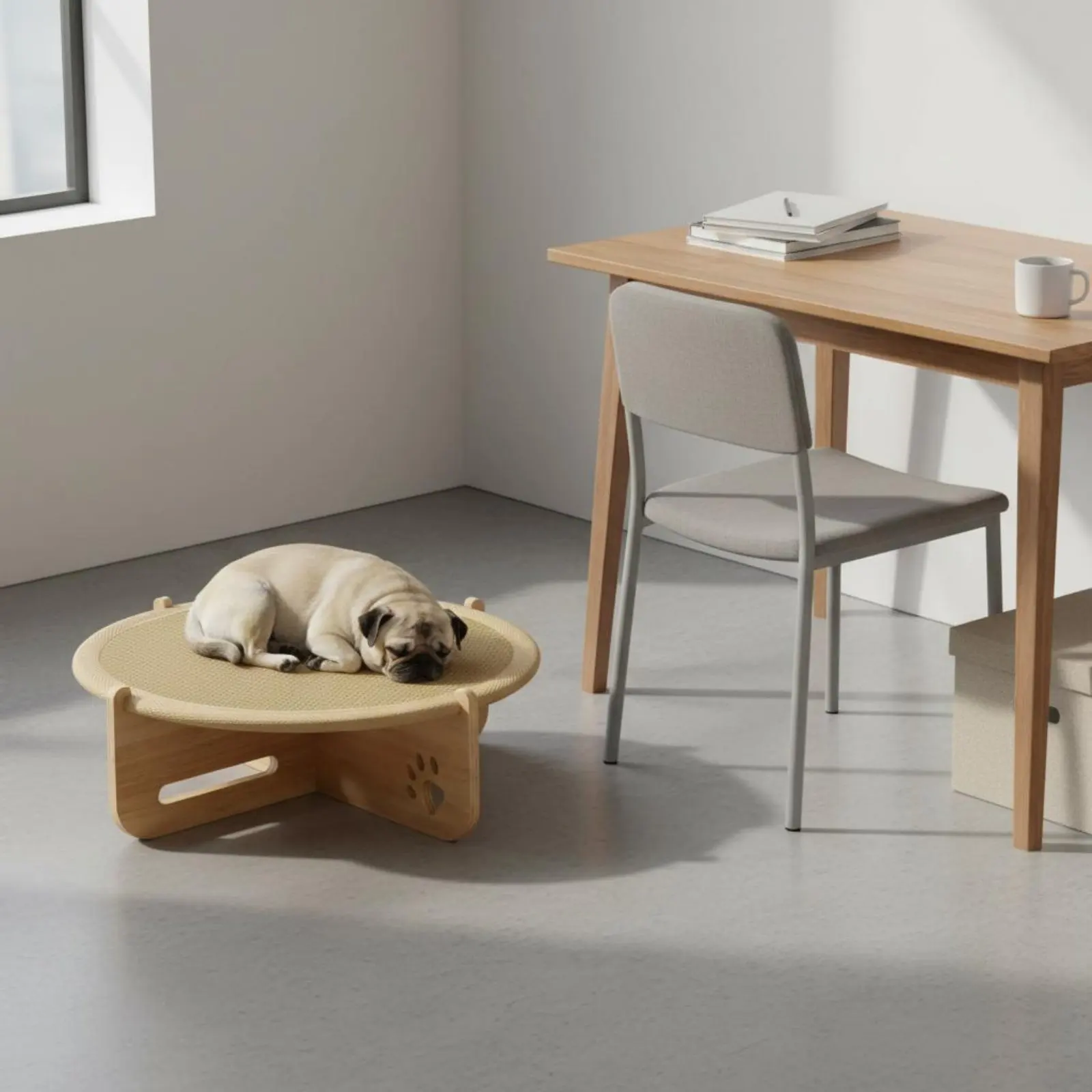 2-in-1 Cat Scratcher & Cooling Bed 4