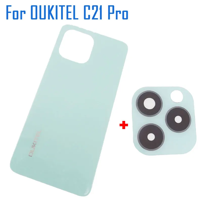 OUKITEL C21 Pro Battery Cover Original Back Cover Protective Cover+Camera Lens Repair Replacement Accessories For OUKITEL C21pro