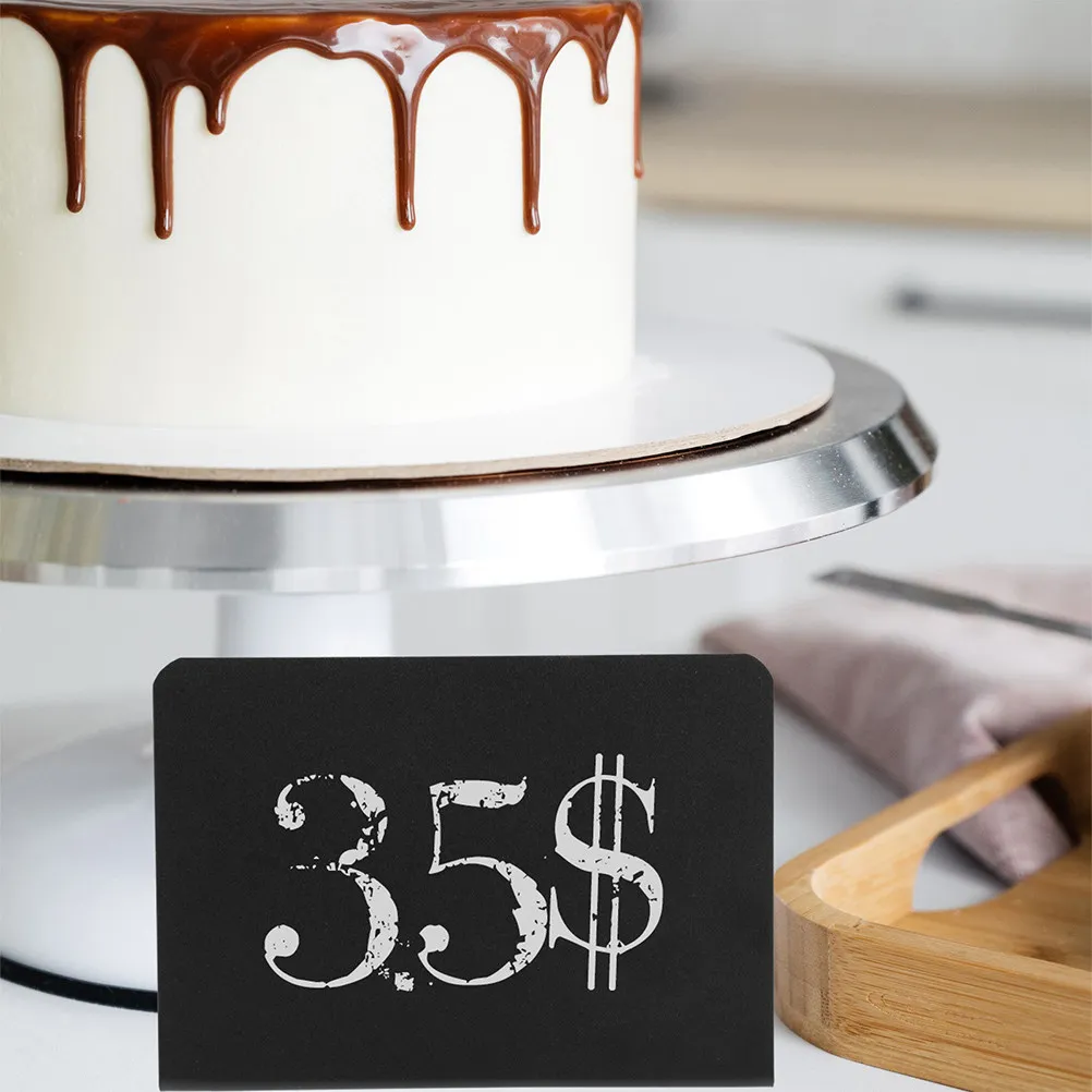 

12Pcs Message Chalkboards Mini Decorative Blackboards for Wedding Party Restaurant Desktop Price Signs Multifunctional Writing