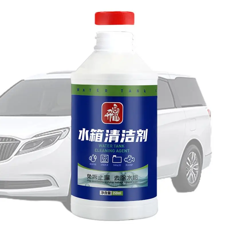 Cooling System Cleaner 350ml Radiator Cleaning Fluid Effective Radiator Cleaning Fluid Mild Cooling System Cleaner Rust Remover