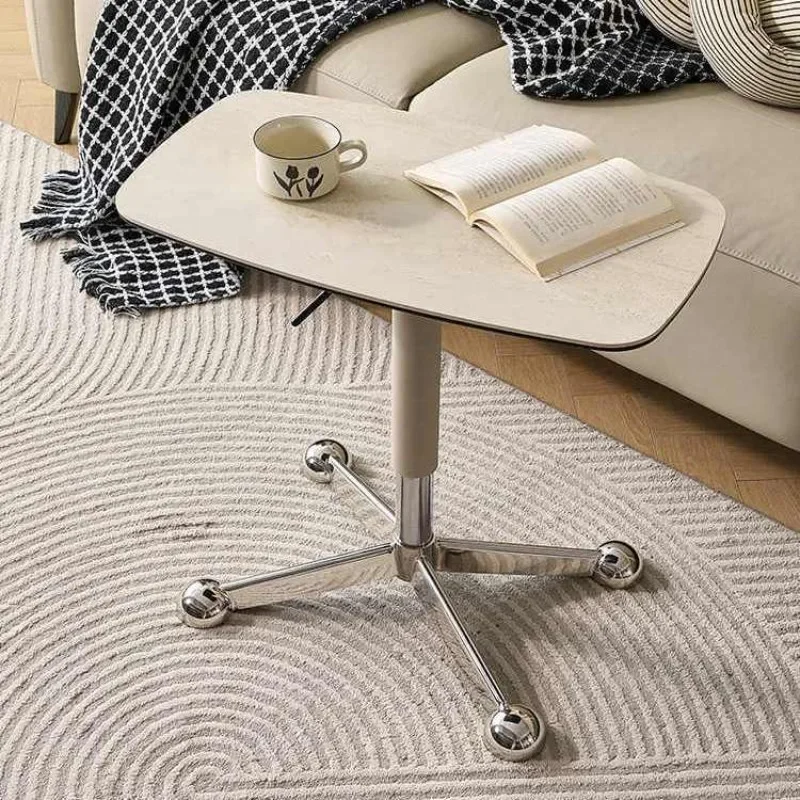 

Light luxury rock slab lifting coffee table