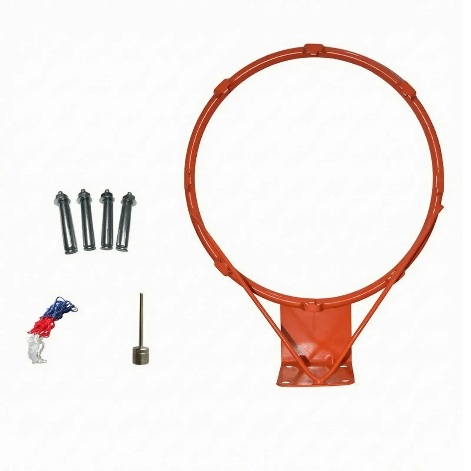 Small Basketball Hoop for Kids Iron Frame Wall Mount Set with Net for Training Indoor Outdoor Play