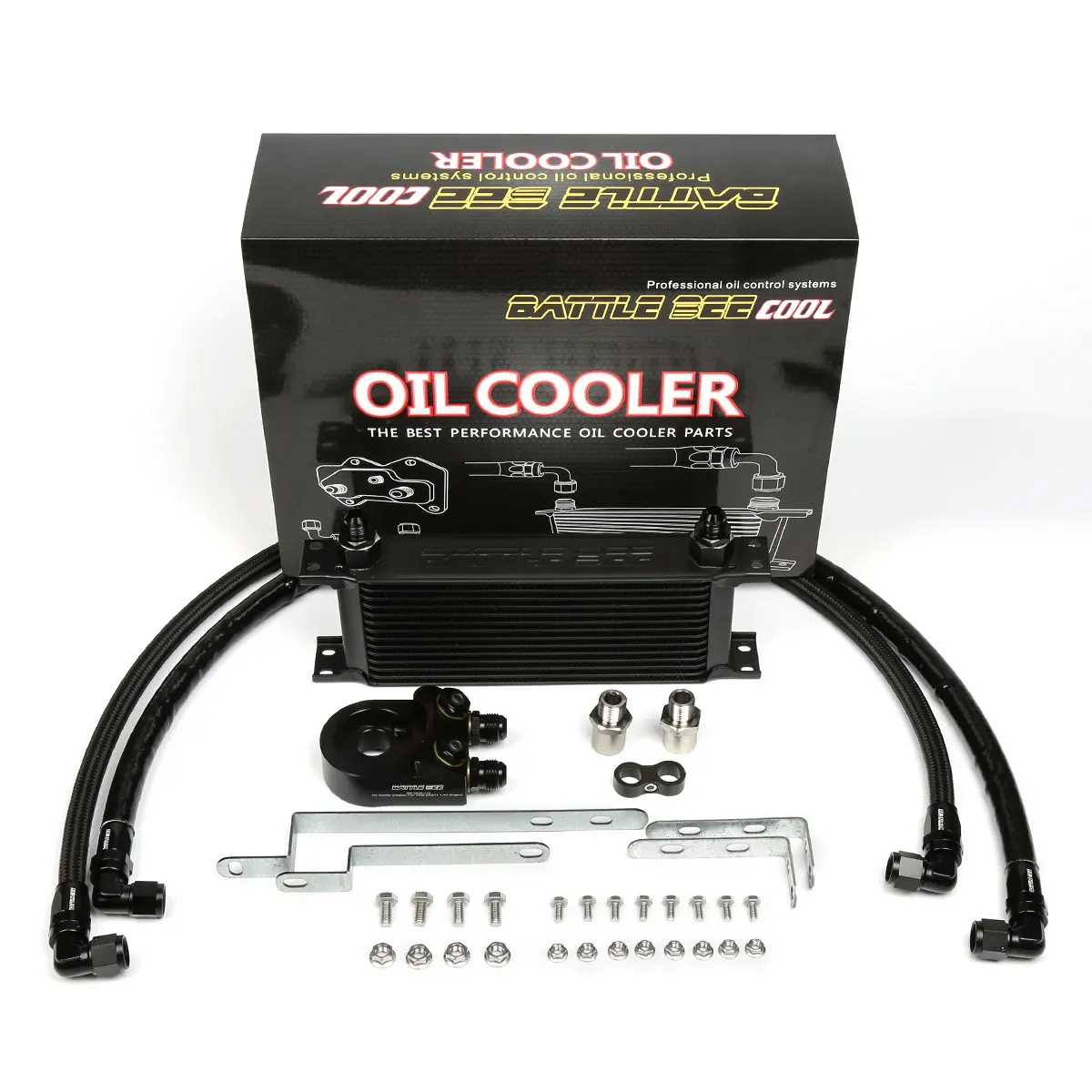 Oil Cooler Kit For VAG Golf MK7 MK8 1.4TSI 1.5L EA211 Engine Volkswagen Audi Oil Filter Sandwich Plate Adapter