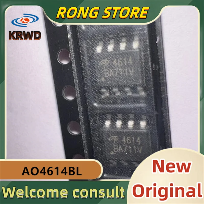 30pcs 4614B AO4614B AO4614BL  AO4614  SOIC-8  New and Original