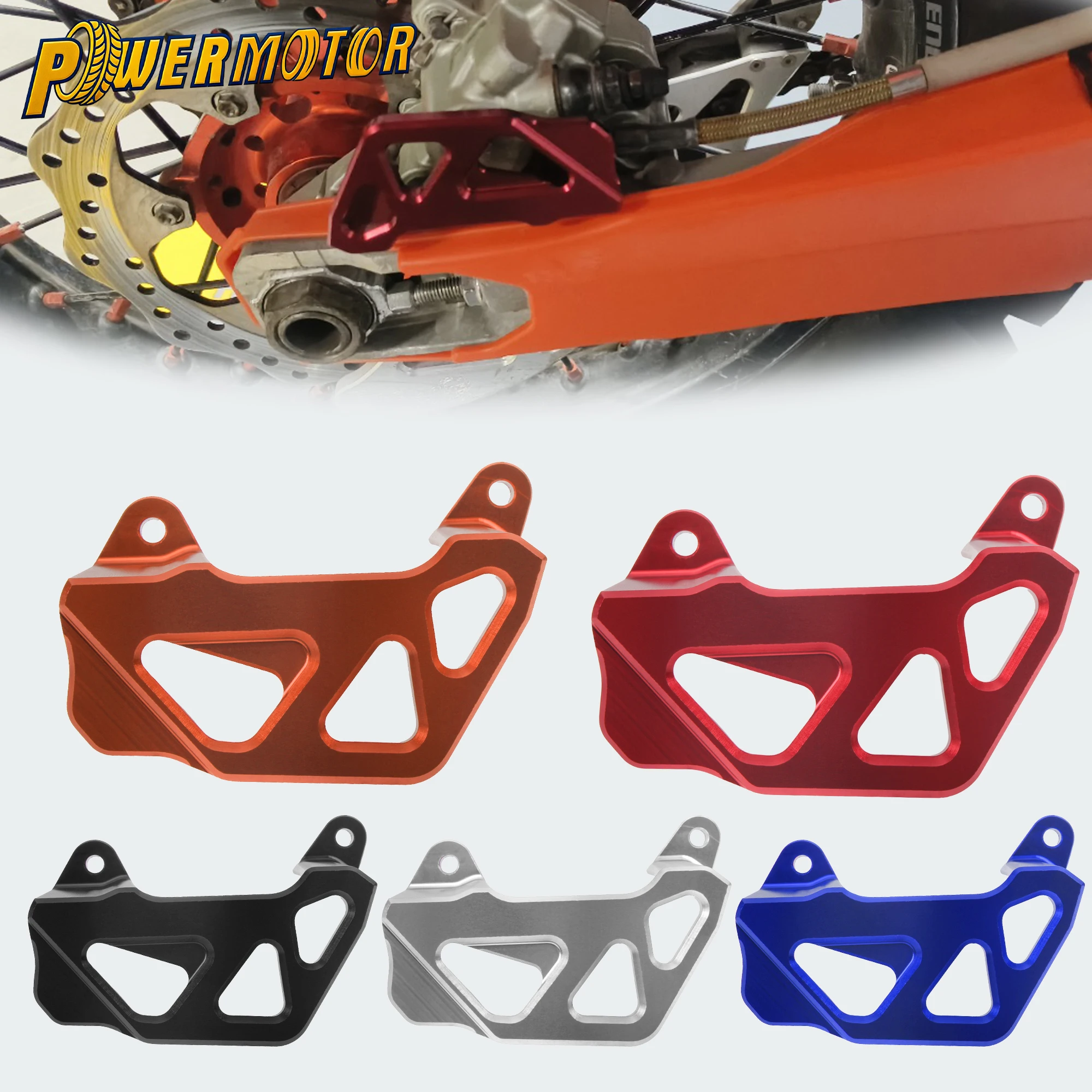 

Rear Brake Disc Guard Caliper Protector Motorcycle CNC Parts For KTM 125-530 XCW XCFW EXC EXCF For Husqvarna FE TE FC TC 2024